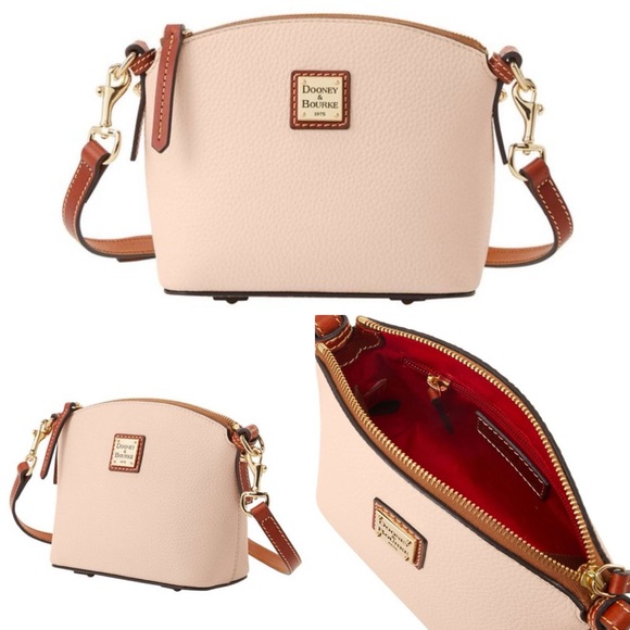 Dooney & Bourke Blush Domed Smooth Leather Crossbody - Picture 2 of 11